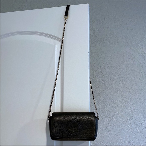 Tory Burch Bags Black Tory Burch Mini Cross Body Mini Bag With Gold